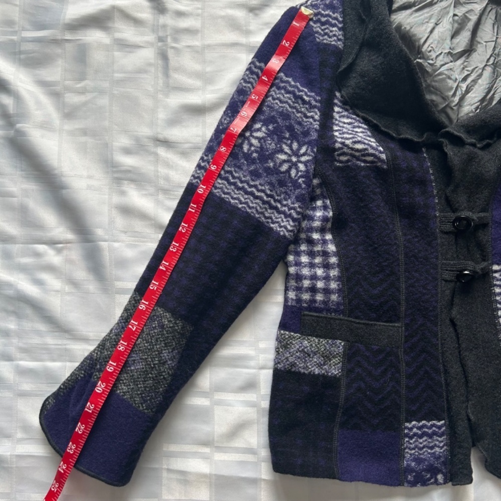 Gerry Webber Patch Pattern Wool Blend Blazer Jack… - image 5